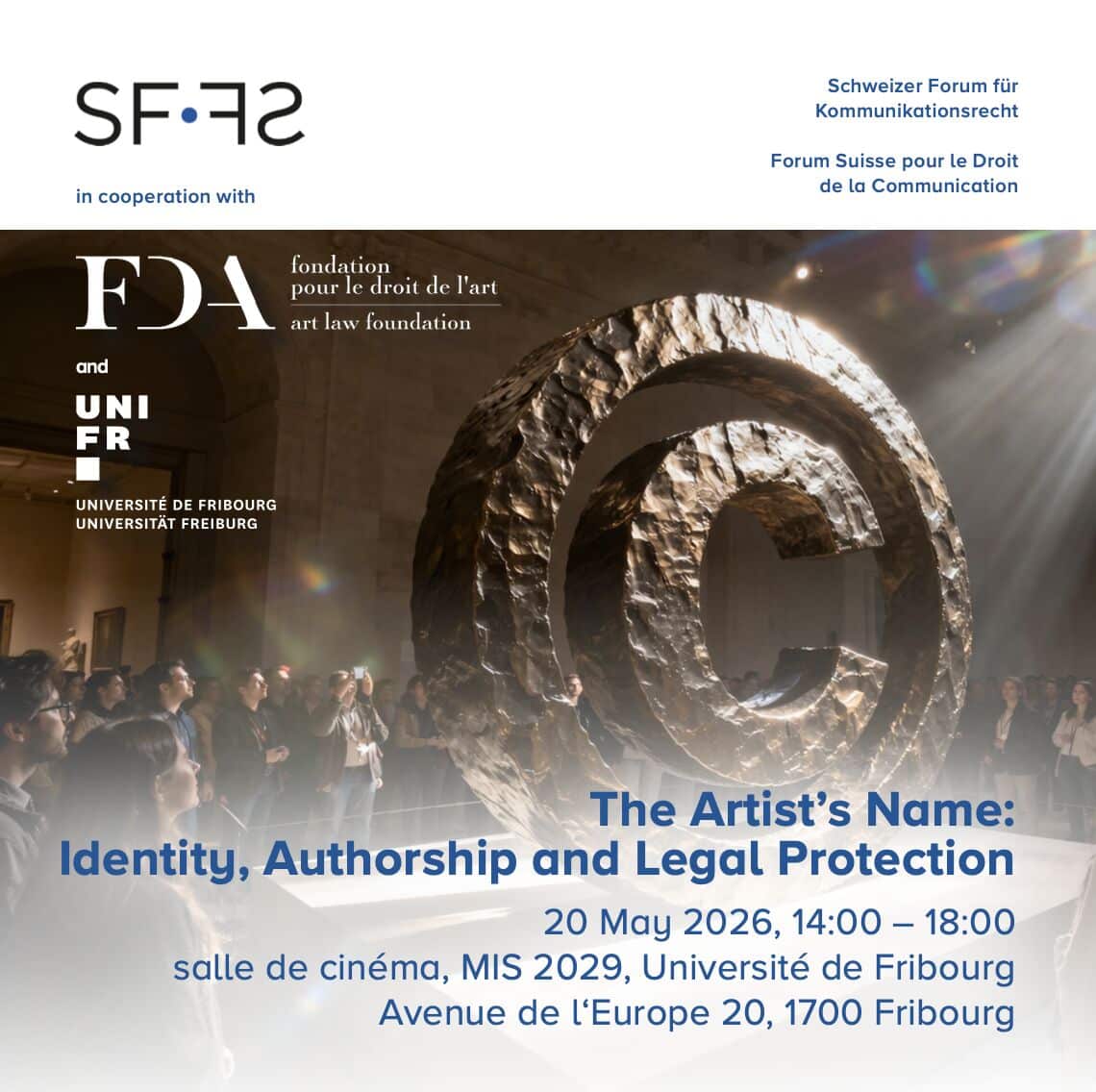 Flyer Kunstrechtstagung 2026 SF-FS